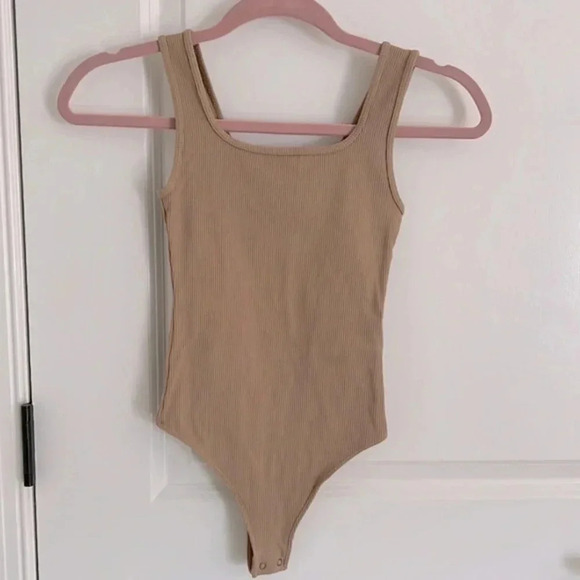 Abercrombie & Fitch Tops - abercrombie & fitch Tan bodysuit size XXS NWOT